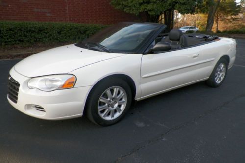 2004 chrysler sebring gtc convertible leather seats sporty must see no reserve