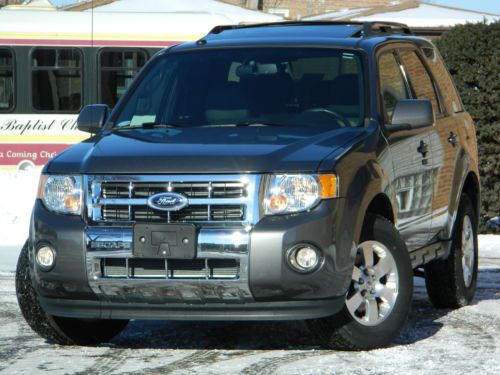 2012 ford escape awd leather heated seats sunroof flex fuel backup camera