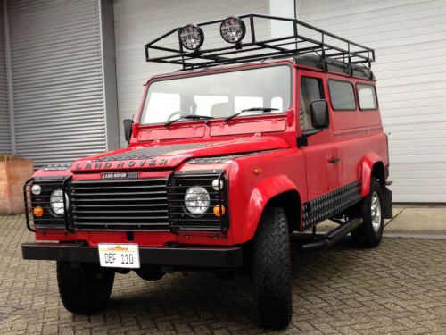 Clear in the usa!! 1987, red 3 door van, heavy duty roofrack,