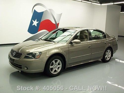 2005 nissan altima 2.5 sl heated leather sunroof 74k mi texas direct auto