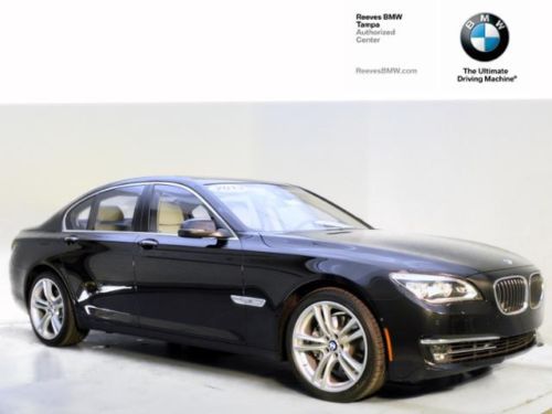 2013 bmw 7 series 4dr sdn rwd low mileage 8-speed a/t fog lamps