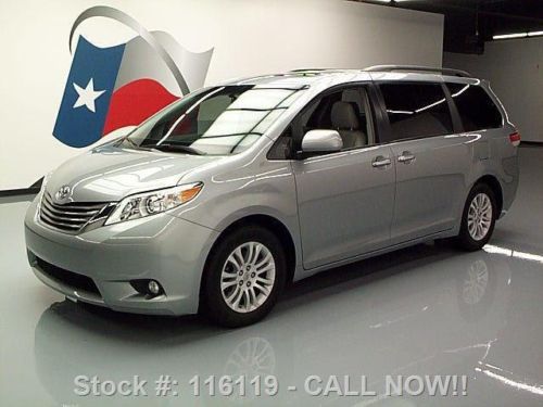 2011 toyota sienna xle htd leather sunroof nav dvd 41k  texas direct auto