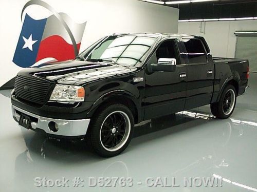 2007 ford f-150 crew 5.4l v8 leather 22&#039;&#039; wheels 67k mi texas direct auto