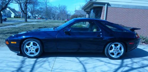 1993 porsche 928 gts automatic metallic blue