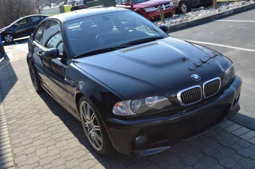 2002 bmw m3, jet black/black, 6 speed manual, 88k miles