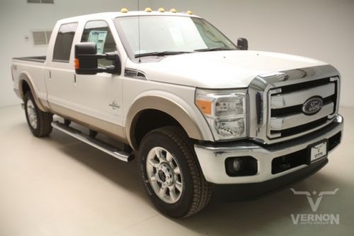 2014 lariat crew 4x4 fx4 navigation sunroof 20s aluminum v8 diesel sync basic