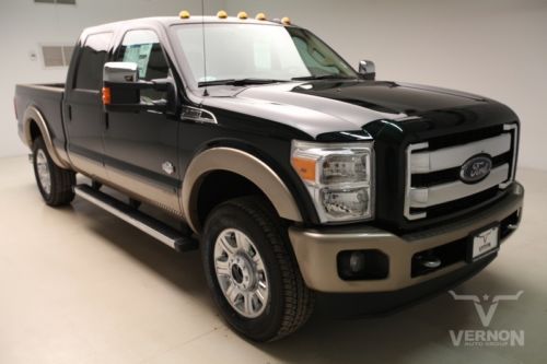 2014 king ranch crew 4x4 fx4 navigation sunroof leather heated v8 diesel