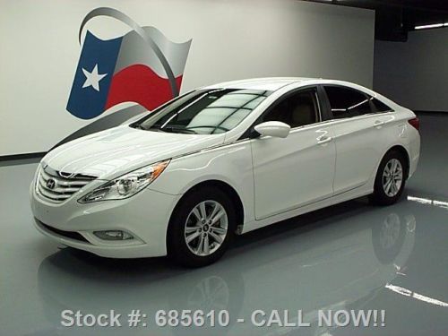 2013 hyundai sonata gls heated leather alloy wheels 19k texas direct auto