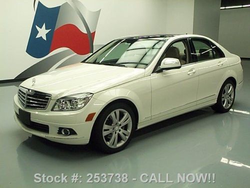 2009 mercedes-benz c300 lux p1 awd pano sunroof 38k mi texas direct auto