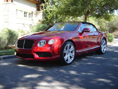 2013 bentley continental gtc v8 convertible 2-door 4.0l