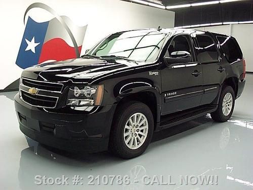 2009 chevy tahoe hybrid 4x4 8-pass sunroof nav dvd 27k texas direct auto