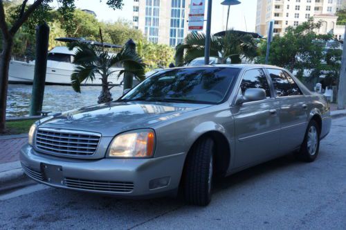 2004 cadillac deville only 40890 miles clean carfax leather luxury mint