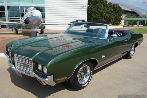 1972 oldsmobile cutlass supreme convertible rocket 350 - original documents