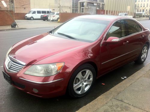 2005 acura rl sh-awd heated leather sunroof nav