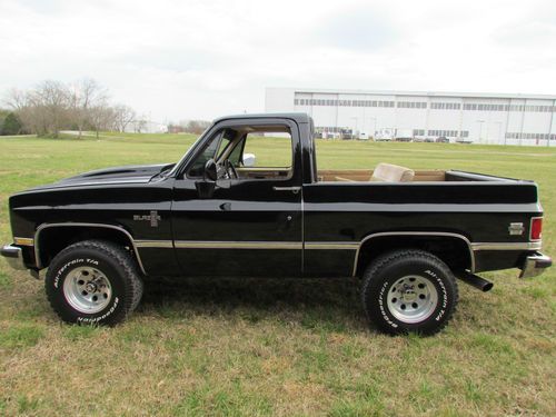 1985 k5 blazer 4x4 excellent condition!! no reserve!! (c10 k10 1500 silverado)