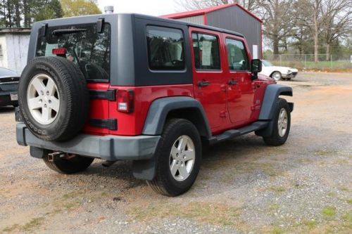 2007 jeep wrangler unlimited x sport utility 4d