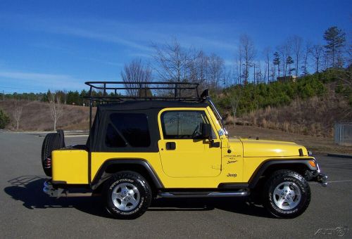 2000 jeep wrangler sport 97k 4.0l h.o 4wd rare ext length body safari rack wagon