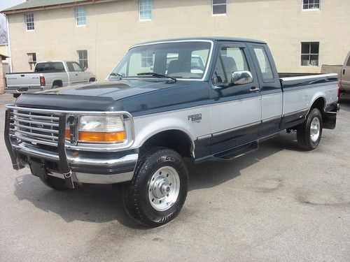 97 ford f250 hd xlt ext 7.3 powerstroke 5 speed rustfree west coast truck!!!