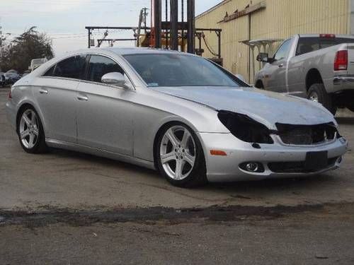 2006 mercedes-benz cls500 damaged rebuilder runs! loaded navi priced to sell!!