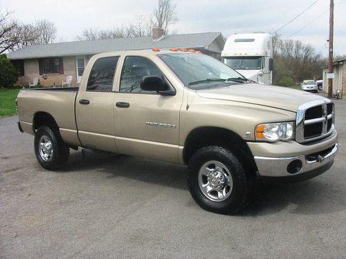 04 dodge ram 2500slt 4wd texas crew shortie 5.9ho cummins diesel 6 speed