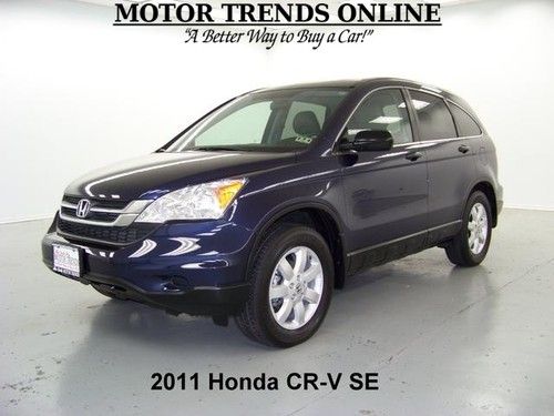 Special edition leather am fm cd media input 2011 honda crv cr-v se 24k houston