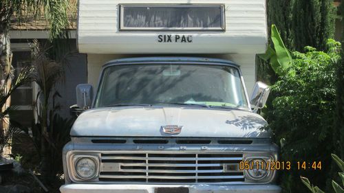 1963 ford custom cab f-100 with camper