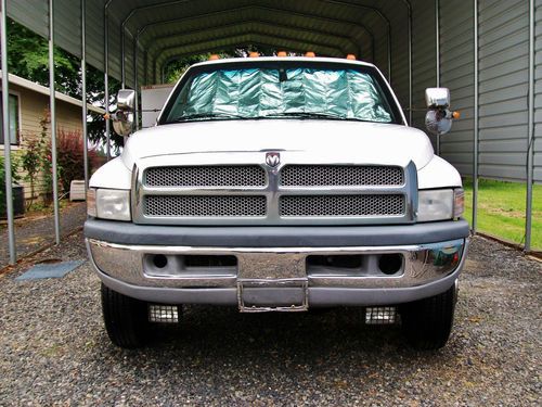 Dodge 3500 4x4 cummins turbo diesel slt club cab laramie low miles hauler clean