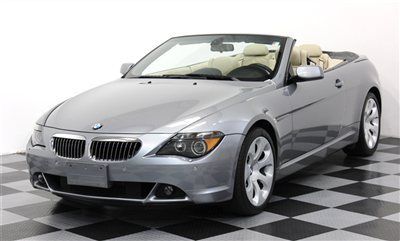 08 bmw 650i convertible navigation sport package 19s xenons sport seats v8 power