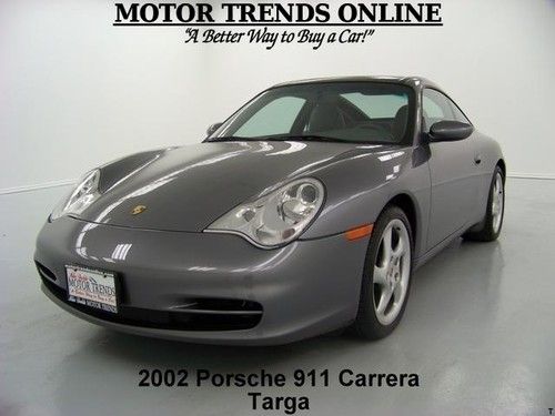 Targa 996 carrera power spoiler sunroof dual exhaust 2002 porsche 911 22k