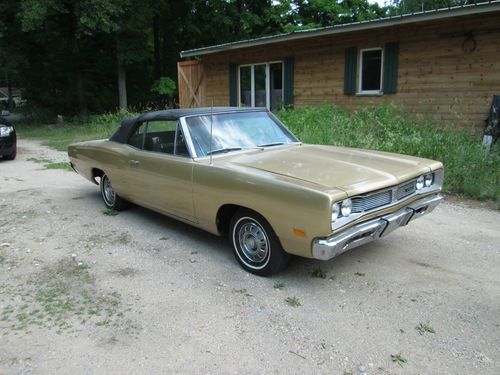 1969 dodge coronet 500 convertible 2-door 6.3l