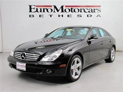 Mb certified cpo navigation black financing leather 08 sport cls55 06 cls500 cpo