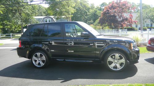 Ranger rover sport gt one owner 39k miles rare black on black loaded!