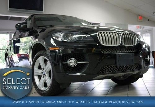 1 owner x6 50i sport prem cold weather rear climate pkg vent seats rear camera!!