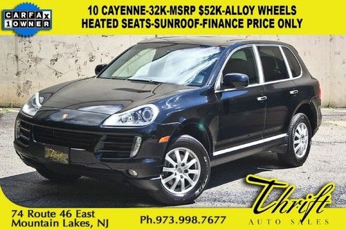 10 cayenne-32k-msrp $52k-heated seats-sunroof-finance price only