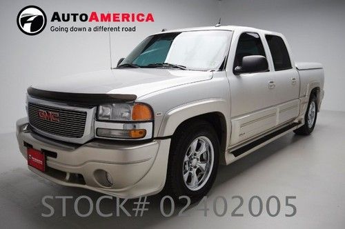 75k low miles 2005 gmc sierra 1500 truck white leather chrome sidebars