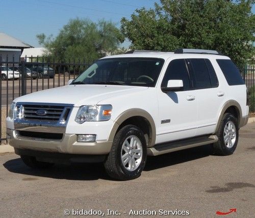 2007 ford explorer eddie bauer 4x4 suv 4.0l v6 5-speed a/t awd leather