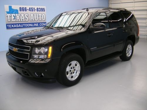 We finance!!  2013 chevrolet tahoe lt flex fuel heated leather tv dvd texas auto