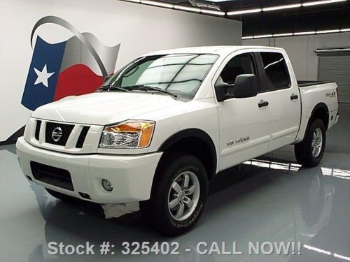 2011 nissan titan pro-4x crew 4x4 5.6l v8 bedliner 44k! texas direct auto