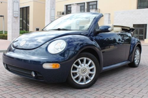 2005 volkswagen beetle convertible, 1-owner, leather interior, htd seats