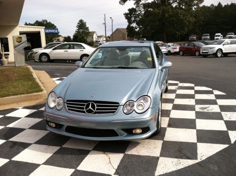 2004 mercedes-benz clk500 base coupe 2-door 5.0l