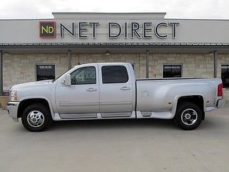 2011  drw ltz diesel 2wd crew duramax 6.6l heated leather net direct autos texas