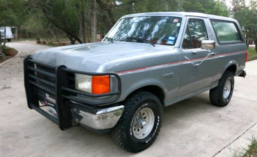 1987 ford bronco custom sport utility 2-door 5.0l