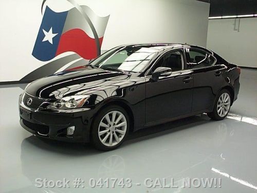 2010 lexus is250 awd sedan sunroof vent seats nav 18k!! texas direct auto