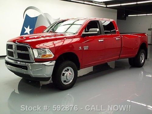 2011 dodge ram 3500 crew diesel drw 4x4 6-passenger 44k texas direct auto