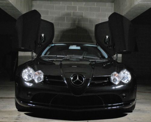 2005 mercedes slr crystaline black/black excellent cond sls renntech amg