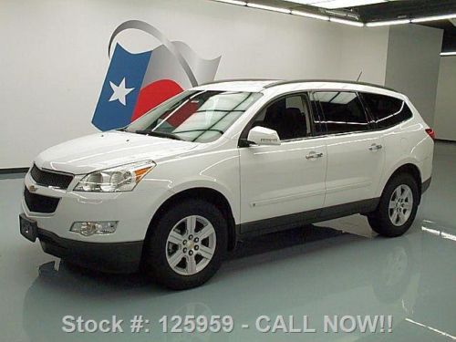 2010 chevy traverse lt 8passenger 3rd row alloys 49k mi texas direct auto