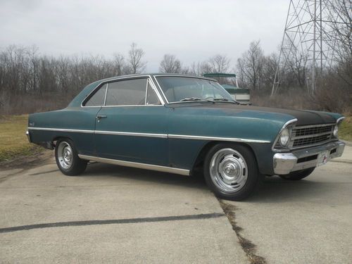 1967 nova, chevy ii, two door hard top, original paint car, nova