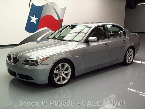 2006 bmw 550i sport auto sunroof navigation xenons 58k texas direct auto