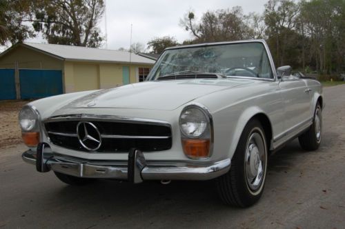 1967 mercedes benz 250sl hardtop/softtop automatic w/ kuhlmeister a/c