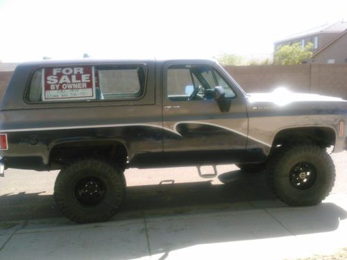 1977 full size chevy blazer 4x4